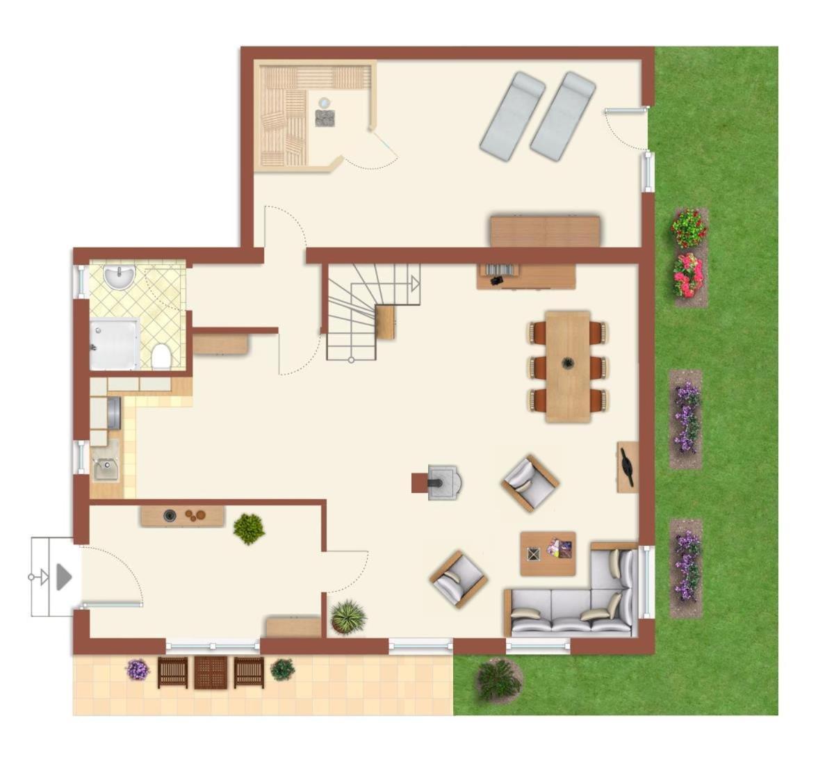 Sommerhaus Am Bach Росток Екстер'єр фото